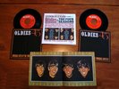 Beatles vs Four Seasons,  7 Inch Oldies 45 Set - Vee Jay Rel. w/ mini poster