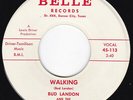 West TX Rockabilly BUD LANDON Walking / Shadow of Love 45 Belle HEAR