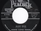 Moody Gospel Popcorn R&B REVEREND CLEOPHUS ROBINSON Elijah Rock 45 Peacock HEAR