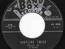 CO Frat Garage Surf JIM PERRY & THE HESITATIONS Surfside Twist 45 Band Box HEAR