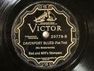 JAZZ RED AND MIFF'S STOMPERS Davenport Blues / Delirium VICTOR 20778 E-