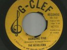 ROCKABILLY SURF INSTROS- REVELIERS - HANGING FIVE /  PATCH  -HEAR -1963 G-CLEF