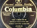 Charlie Poole- Take A Drink On Me / You Ain't Talkin To Me #15193