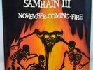 SAMHAIN III   November Coming Fire   Orig 1986 LP   1st Press w/ Insert   PL9-07