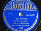 Louis Armstrong, Vocalion 3643 Pre-War Jazz, I Got Rhythm b/w After You've Gone