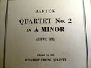 1935 BUDAPEST STRING QUARTET Z SHELLAC BARTOK Quartet No. 2 in A Minor M-320