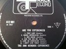 JIMI HENDRIX EXPERIENCE: ARE YOU EXPERIENCED - ORIGINAL UK MONO VINYL ON TRACK
