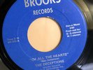 THE DECEPTIONS   OF ALL THE HEARTS / PEOPLE   BROOKS RECORDS  Rare Orig. Soul 45