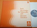 Maurice Gendron Bach Six Solo Cello Suites Dutch Philips Stereo 3LP Box NM