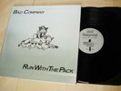 Bad Company Run With The Pack Embossed UK LP Island Records ILPSP 9346 1976 EX+
