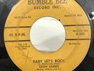 LEON JAMES Baby Let’s Rock / Ride That Train BUMBLE BEE Detroit ROCKABILLY ORIG