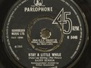 BARRY BENSON - STAY A LITTLE WHILE/THATS FOR SURE 1966 UK SINGLE NORTHERN SOUL