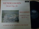 MARRINER / MENDELSSOHN - BOCCHERINI  / ARGO ZRG 569 oval