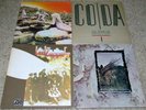 LED ZEPPELIN: 4 LP Lot; II; Untitled (IV); HOUSES OF THE HOLY; CODA