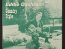 EDDIE COCHRAN: Country Style 45 (UK, PS, green wax, sm toc) Oldies