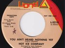 HOT ICE COMPANY You Ain't Heard Nothing Yet RARE northern soul 45 funk LISTEN