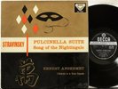 SXL 2188 ED1 Stravinsky, Pulcinella Suite, Song of the Nightingale Ansermet/OSR