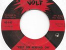 RUBY JOHNSON Keep On Keepin' On on Volt northern soul 45 HEAR