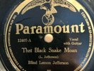 Blind Lemon Jefferson, Paramount, 12407, 78 RPM, Blues, Blues Records,