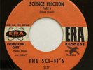 THE SCI-FI'S_Science Friction Parts 1 and 2_ RARE Promo Garage SURF 45_VG++_HEAR