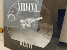 Rare Nirvana picture disc Blew Vinyl In Hard Acrylic Display Case