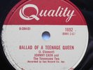 JOHNNY CASH Ballad of a Teenage Queen NM- CANADA 1958 QUALITY 78 Big River