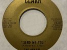 RARE COUNTRY 45 rpm TED BRAZEL on CLARK Send Me You LONZO & OSCAR VG+