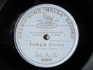 78rpm NELLIE MELBA sings TOSCA - Mauve single-sided G&T 1907