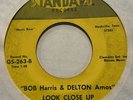 BLUEGRASS 45 Bob Harris & Delton Amos LOOK CLOSE UP Standard 263 VG-