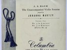 RARIETY   MARTZY - Bach Solo Sonata & Partita 3 & 4 - Columbia 33 CX 1287