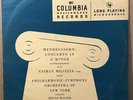 NATHAN MILSTEIN MENDELSSOHN BRUNO WALTER ORCHESTRA OF NEW YORK COLUMBIA ML 4001