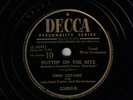78 rpm Fred Astaire Puttin' On the Ritz 1946 Couple of Song and Dance Men w/Bing