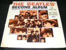 THE BEATLES SECOND ALBUM Capitol Rainbow Label Mono Original 1964 LP Br Invasion