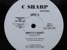 LOTTI G. What's It Worth C SHARP 12
