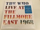 THE WHO LIVE AT THE FILLMORE EAST 1968 2018 POLYDOR 3 VINYL LP  New
