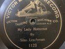 PIONEER SILAS LEACHMAN 78 Victor MONARCH 1123 “My lady Hottentot” Rare One Sided