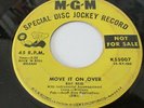 RAY REID RARE JUMP BLUES 45 ON M-G-M LABEL MOVE IT ON OVER /I'LL TAKE THE BLAME