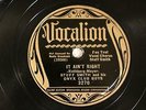 JAZZ STUFF SMITH ONYX CLUB BOYS It Ain't Right VOCALION 3270 EE-/E