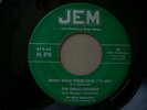 RARE DOO WOP  THE SMOOTHTONES  bring back your love to me  JEM ORIGINAL & GREAT