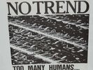 No Trend Too Many Humans NT Records 002 LP SONIC YOUTH NOISE ROCK DC HARDCORE