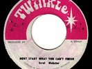 ERROL WEBSTER-don't start what you can't finish   twinkle  7