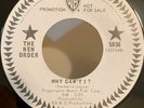 Garage PROMO 45 The New Order Why Can't I? on Warner Bros HEAR
