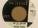 northern soul 45 MAXINE BROWN One in a Million  WAND listen