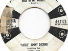LITTLE JIMMY DICKENS I Got A Hole In My Pocket on Columbia DJ rockabilly 45 HEAR