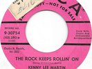 KENNY LEE MARTIN The Rock Keeps Rollin' On on Decca PROMO rockabilly 45 HEAR