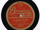 AL BOWLLY MARIUS B WINTER & HIS DANCE ORCHESTRA 78 - ALL THROUGH THE NIGHT