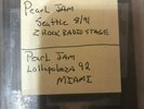 SOLD AS Blank VHS 1991 PEARL JAM Z ROCK 1992 PEARL JAM LOLLAPALOOZA MIAMI LIVE