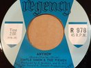 SIMPLE SIMON & the PIEMEN People of Time/Anyhow Canadian Garage 45