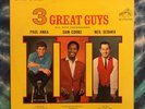 3 Great Guys LP Sam Cooke PAUL ANKA Neil Sedaka RCA VICTOR LSP-2720 (1963 Press)