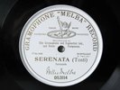 78rpm NELLIE MELBA sings TOSTI SERENATA - Mauve single-sided G&T 1907